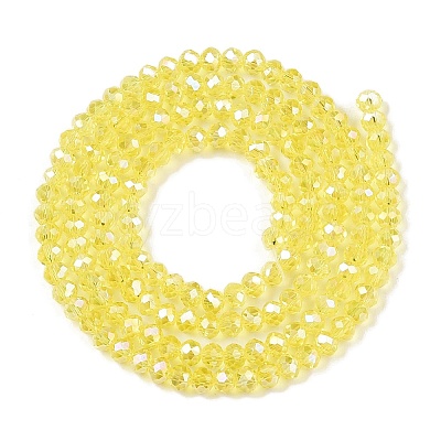 Electroplate Glass Beads Strands EGLA-A044-T2mm-B29-1