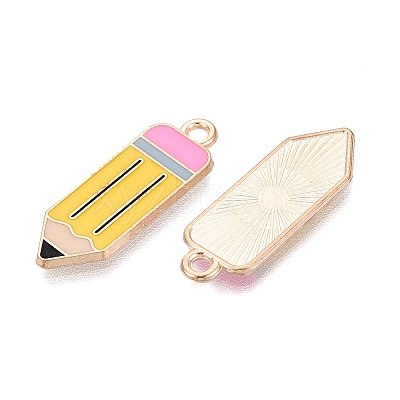 Alloy Enamel Pendants ENAM-Q004-01KCG-08-1