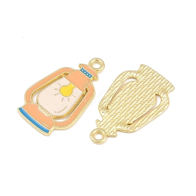 Alloy Enamel Pendants AL-CBA6AEB-08G-01-1