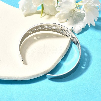 Non-Tarnish 304 Stainless Steel Cuff Bangles BJEW-M234-02P-1