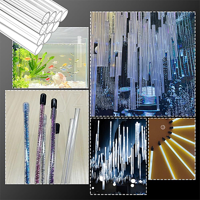Acrylic Round Tube OACR-WH0056-007C-1