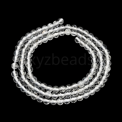 Natural White Topaz Beads Strands G-P627-3mm-02-1