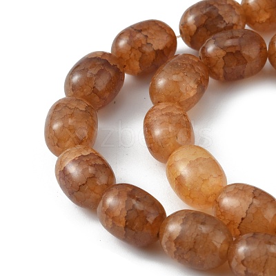 Imitation Cracked Jade Glass Beads GLAA-WH0032-05A-1