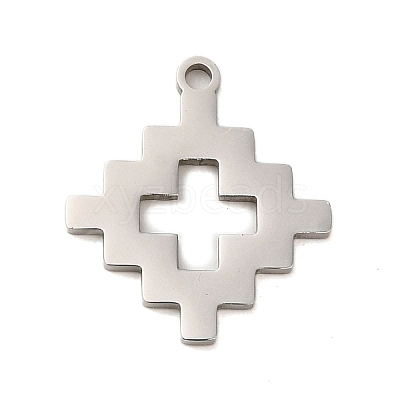 Non-Tarnish 304 Stainless Steel Pendants STAS-S123-03P-09-1