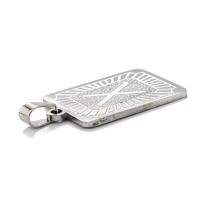 Non-Tarnish 304 Stainless Steel Pendants STAS-K216-48X-P-1