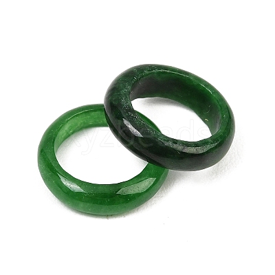 Natural Myanmar Jade/Burmese Jade Linking Rings GG-CBAC08B-02A-1