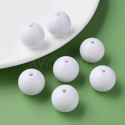 Opaque Acrylic Beads MACR-S370-C20mm-01-1