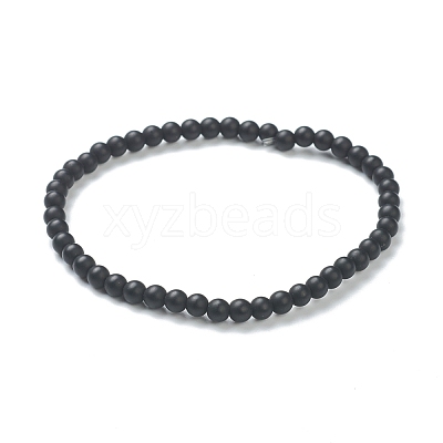 Glass Beaded Stretch Bracelets BJEW-D446-A-23-1