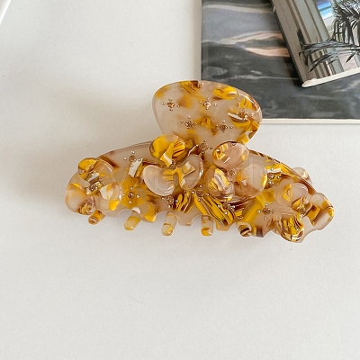 Cellulose Acetate Claw Hair Clips PW-WG10369-04-1