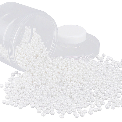 6/0 Ceylon Round Glass Seed Beads SEED-PH0009-05-1