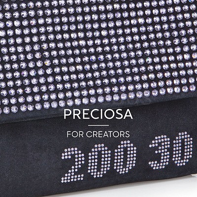 Preciosa® Crystal Hotfix Flatback Stones Y-PRC-HSS10-10330-1