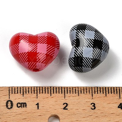 Opaque Acrylic Beads X-OACR-G049-02-1