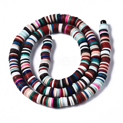 Handmade Polymer Clay Beads CLAY-R067-3.0mm-M2-1-1