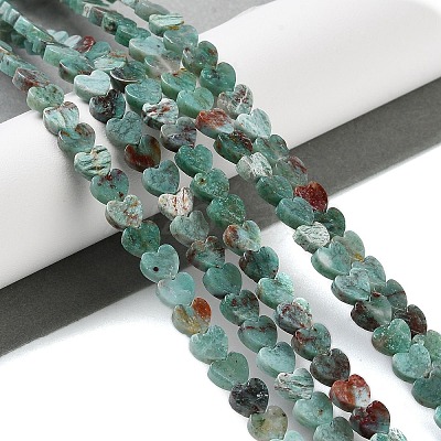 Natural Chrysocolla Beads Strands G-M403-A27-02-1
