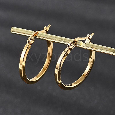 201 Stainless Steel Hoop Earrings EJEW-P304-14B-G-1