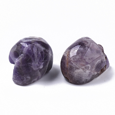 Halloween Natural Amethyst Beads G-R473-04E-1