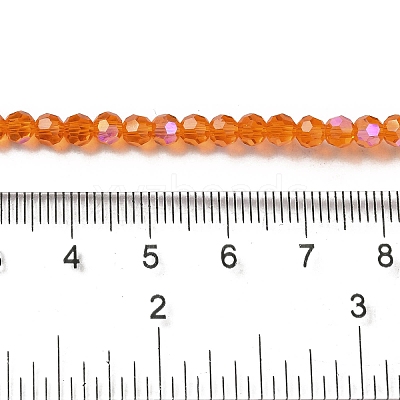 Electroplate Transparent Glass Beads Strands LS-EGLA-A035-T4mm-L05-1