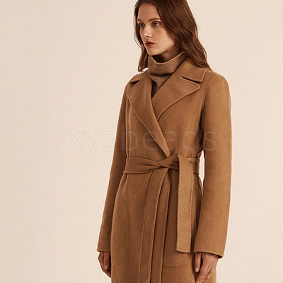 Faux Suede Waist Belt with Clasp for Shirt Dress Overcoat AJEW-WH20019-26A-1