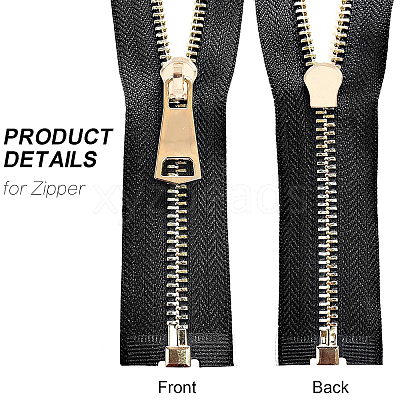 Zinc Alloy Replacement Zipper Sliders FIND-BC0001-55-1