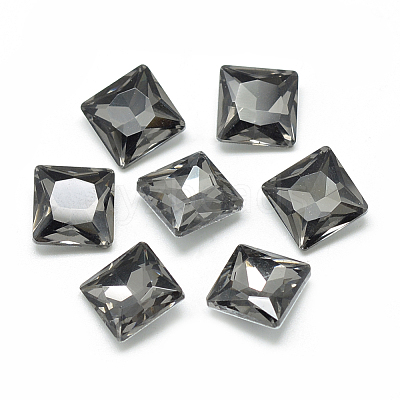 Pointed Back Glass Rhinestone Cabochons RGLA-T027-8x8mm-07-1
