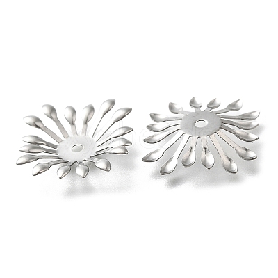 304 Stainless Steel Bead Caps STAS-B087-10H-P-1