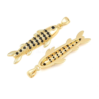 Brass Micro Pave Cubic Zirconia Pendants CU-CBAB3AD-10G-04-1