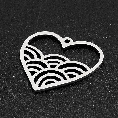 Non-Tarnish 201 Stainless Steel Pendants STAS-S105-LA270-1