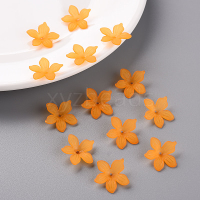 Frosted Acrylic Bead Caps MACR-S371-05A-724-1