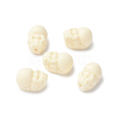 Natural Tagua Beads Jewelry Findings WOOD-V001-07-1