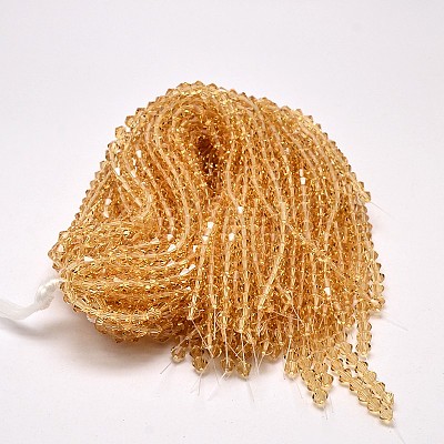 Transparent Glass Beads Strands EGLA-A039-T3mm-D18-1