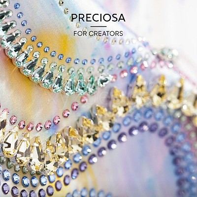 Preciosa® Crystal Hotfix Flatback Stones Y-PRC-HSS12-10210-200-1