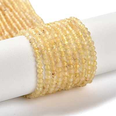 Heated Natural Citrine Beads Strands G-Z074-A03-01-1