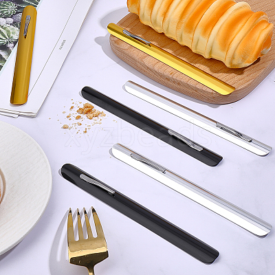 6Pcs 3 Colors Aluminium Cleaning Scraper AJEW-CP0010-79-1