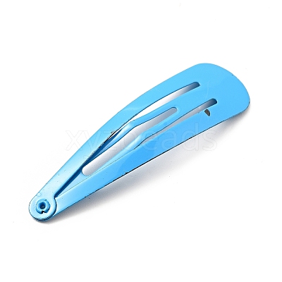 Spray Paint Iron Snap & Alligator Hair Clip Findings IFIN-P038-01-1