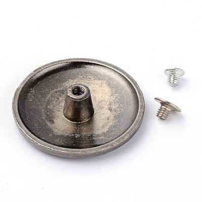 Alloy & Iron Craft Solid Screw Rivet PALLOY-WH0084-21EB-1