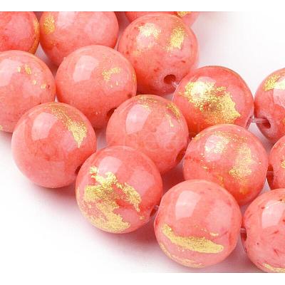 Natural Mashan Jade Beads Strands G-F670-A04-8mm-1