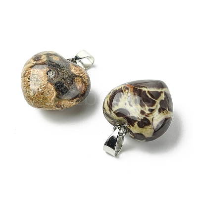 Natural & Synthetic Mixed Stone Pendants G-F820-10A-1