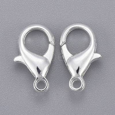 Zinc Alloy Lobster Claw Clasps E105-S-1