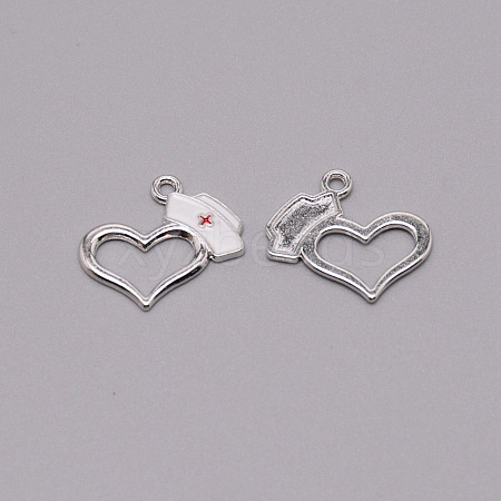 Zinc Alloy Enamel Pendants ENAM-WH0057-01P-1