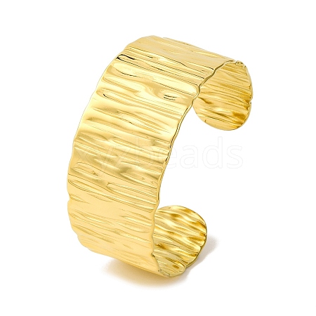 Ion Plating(IP) 304 Stainless Steel Bangles for Women BJEW-B104-03G-1