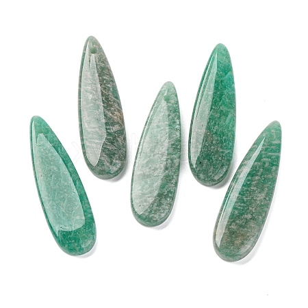 Natural Amazonite Pendants G-P551-01-1