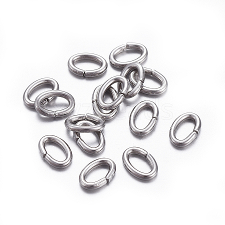 Tarnish Resistant 304 Stainless Steel Jump Rings STAS-F221-40P-K-1