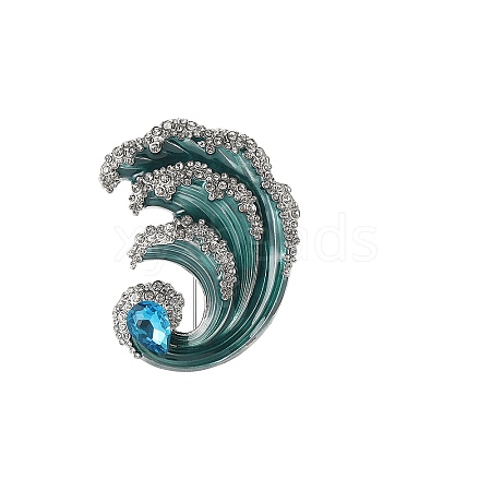 Wave Enamel Pin PW-WG105F7-01-1