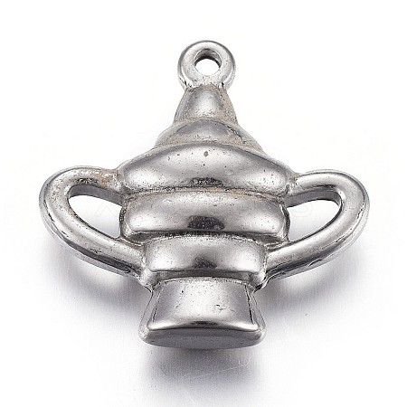 Tarnish Resistant 304 Stainless Steel Pendants STAS-P218-06-1