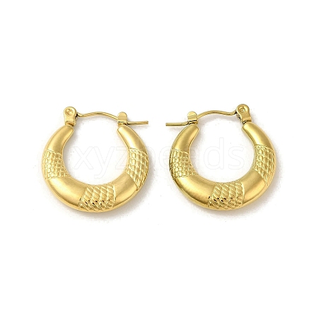 304 Stainless Steel Hoop Earrings for Women EJEW-B054-10G-1