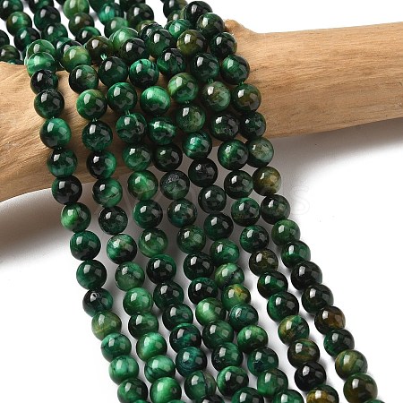 Dyed Natural Tiger Eye Beads Strands LS-G-G102-A01-02-1