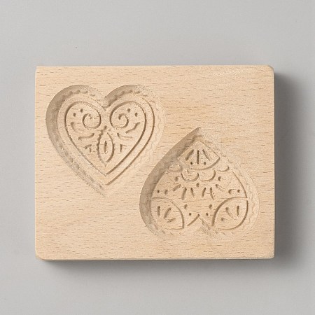 Beech Wood Cookie Molds AJEW-WH0083-59F-1