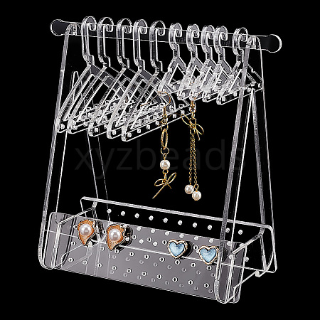   1 Set Acrylic Earring Display Stands EDIS-PH0001-61-1