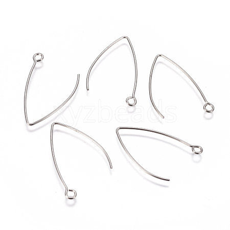 Tarnish Resistant 304 Stainless Steel Earring Hooks STAS-F227-26A-P-1