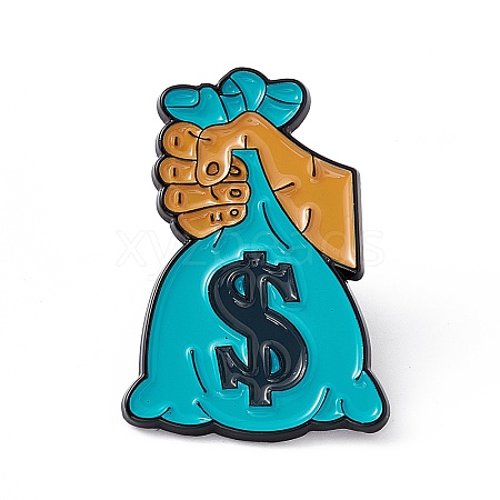 Dollar Money Enamel Pin JEWB-A005-10-09-1